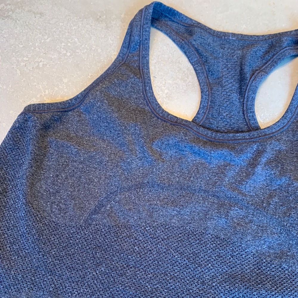Lululemon Swiftly Racerback Tank Dark Gray